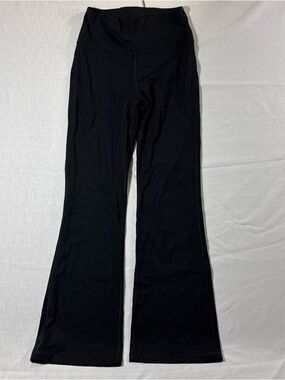 CRZ YOGA Black High-Waist Flare Yoga Pants Women’s Medium 8-10